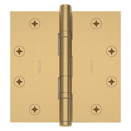 Baldwin Vintage Brass Door and Butt Hinge 1046.033.INRP